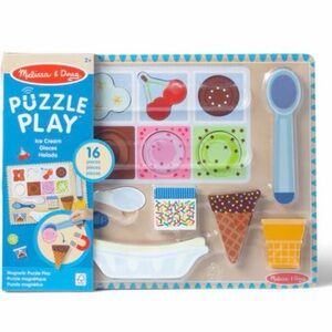 Melissa & Doug Magnetic Ice Cream Puzzle Play Set
